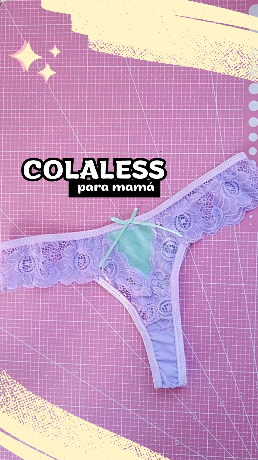 Molde colaless de microtul y puntilla